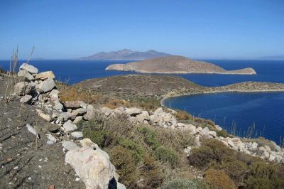 Foto Blick über die Küste von Tilos