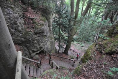 Foto Durch den Felsensteig bei Gößweinstein