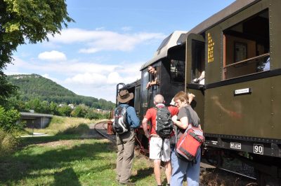 Foto Fahrt mit der Museumsbahn Fränkische Schweiz