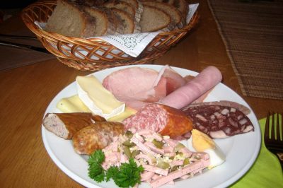 Foto Typische fränkische Brotzeit
