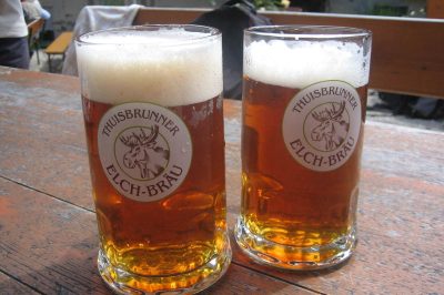 Foto Typisches fränkisches Bier von der Thisbrunner Elchbrauerei