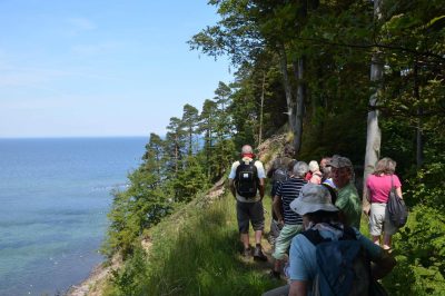Foto Wandern an der Steilküste der Granitz